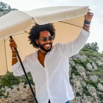 Kussens en parasols
